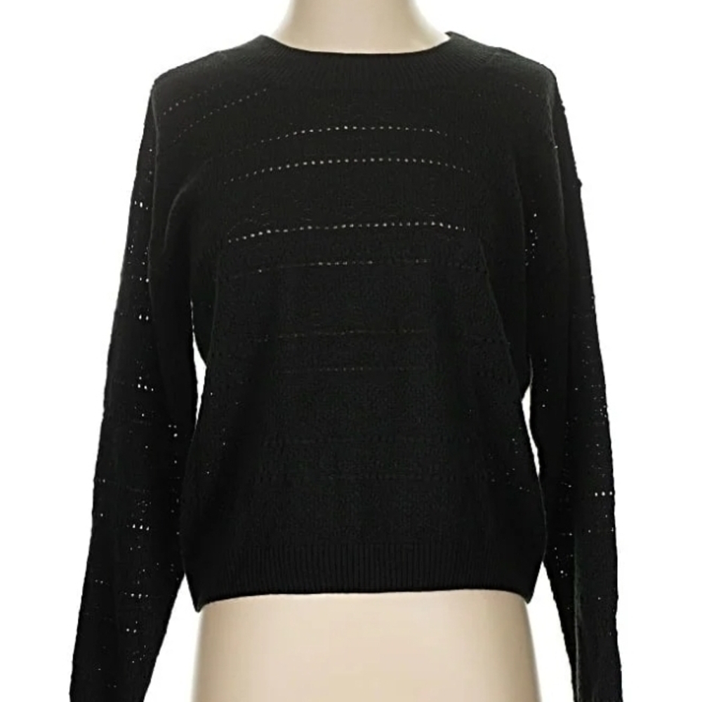 DR2 Women's Black Crew Neck Sweater S